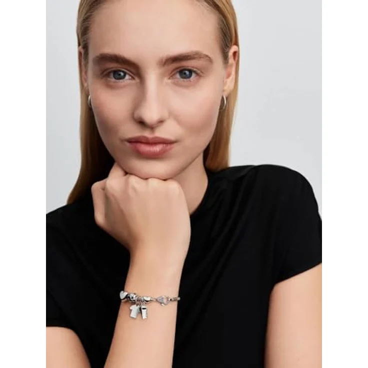 Pandora Charm-Einhänger 794713C01, Schiedsrichterpfeife aus Sterling Silber mit Zirkonia-Akzenten – Bild 3