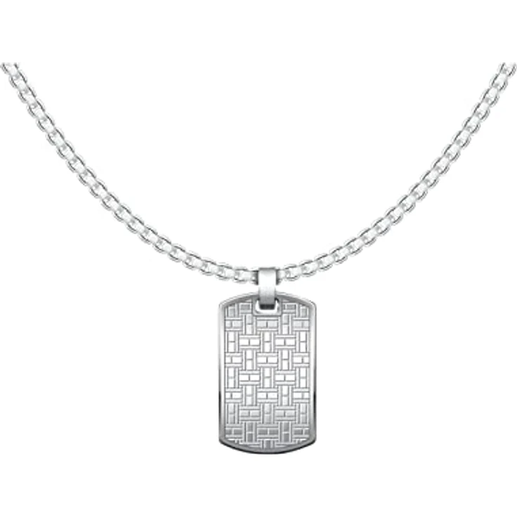 Tommy Hilfiger Jewelry Halskette für Herren aus Edelstahl, 61 cm, mit graviertem Logo und Karabinerverschluss - 2790359 – Bild 2