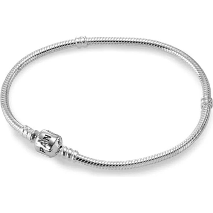 Pandora Charm-Armband Damen Starter-Set mit silbernem Unendlichkeitsherz und roségold plattiertem Herz-Bead, 925 Silber – Bild 5