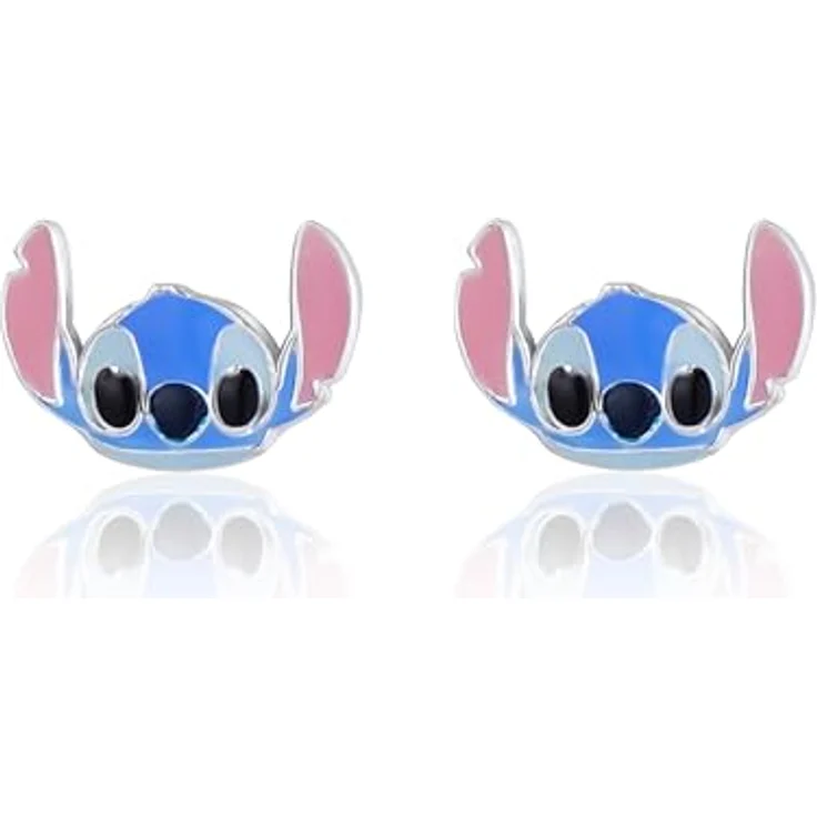 Disney Mädchen-Ohrstecker, 925er Silber aus der Mini Collection, zeitloser Ohrschmuck für modebewusste Mädchen – Bild 1