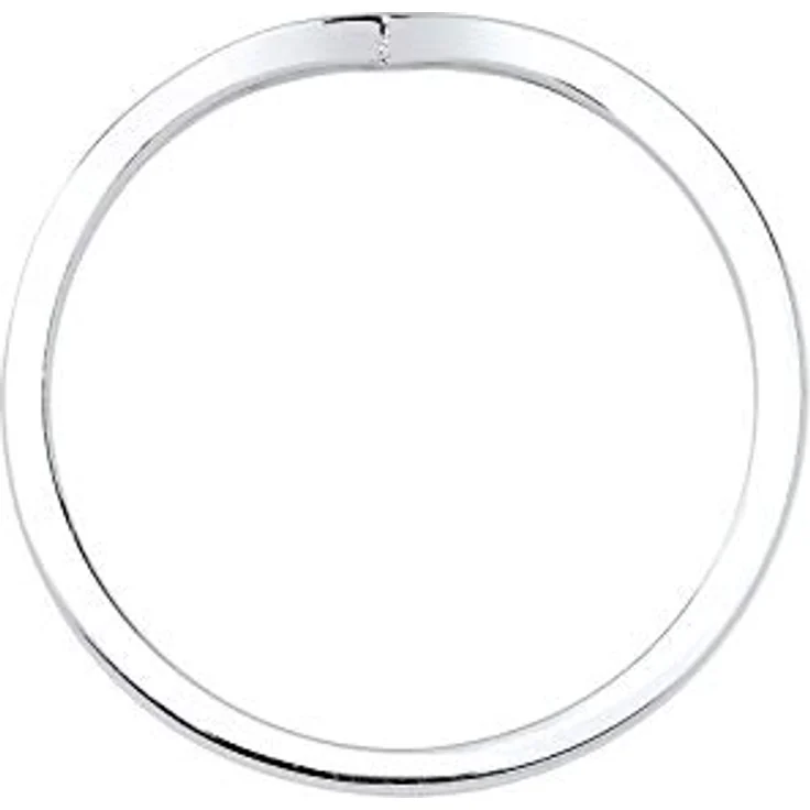 Elli Damenring V-Form Stacking Trend, 925 Sterling Silber, handgefertigt, anlaufgeschützt – Bild 3