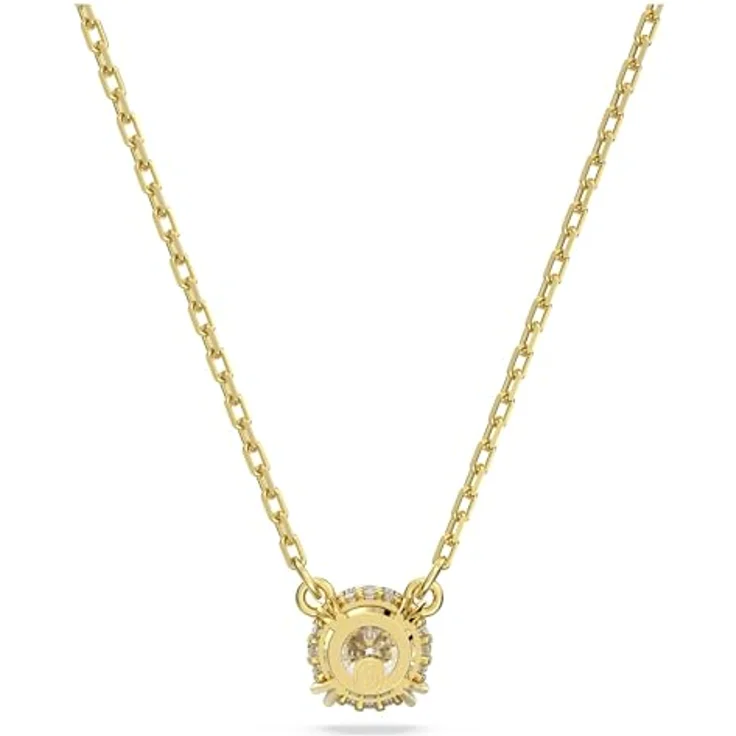 Swarovski Constella Kettenanhänger, Rundschliff, Weiß, Vergoldet, FW2022 Kollektion – Bild 4