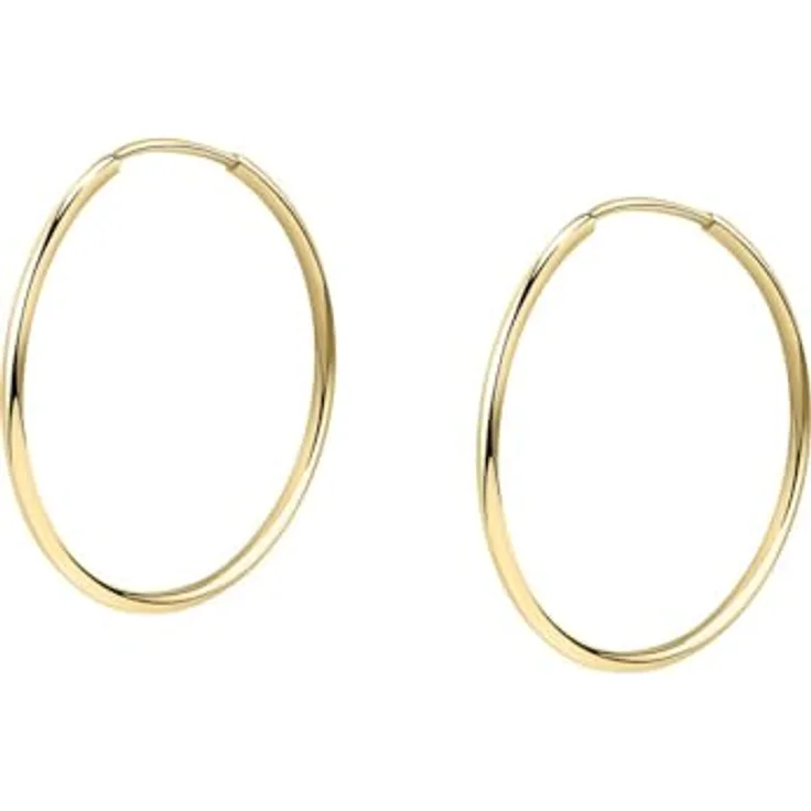 CHRIST Creolen 88754948, 585er Gelbgold, schlichte Eleganz für jeden Anlass
