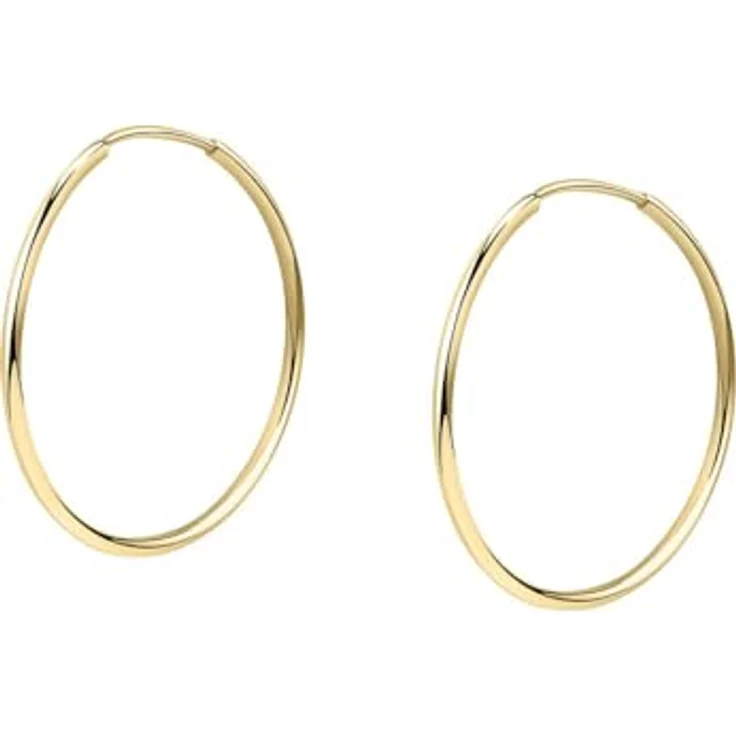 CHRIST Creolen 88754948, 585er Gelbgold, schlichte Eleganz für jeden Anlass – Bild 1