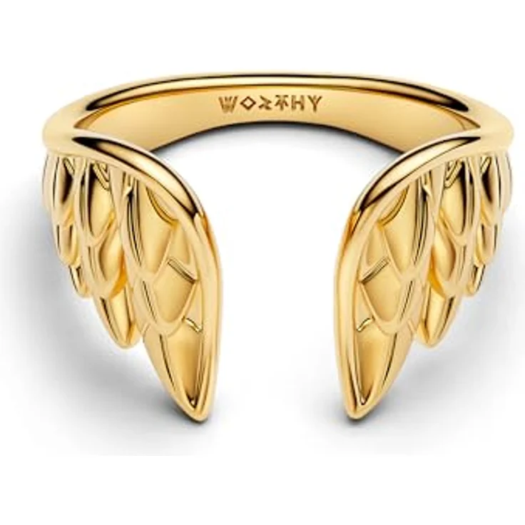PANDORA Marvel Thor Flügel Ring für Damen, goldfarben, Ringgröße 50/15,9 – Bild 1