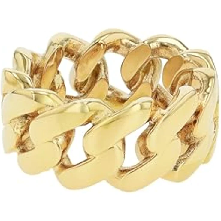JOOP! Damenring aus Edelstahl, 11 mm, mit Zirkonia, gold, in Schmuck Geschenk Box – Bild 3