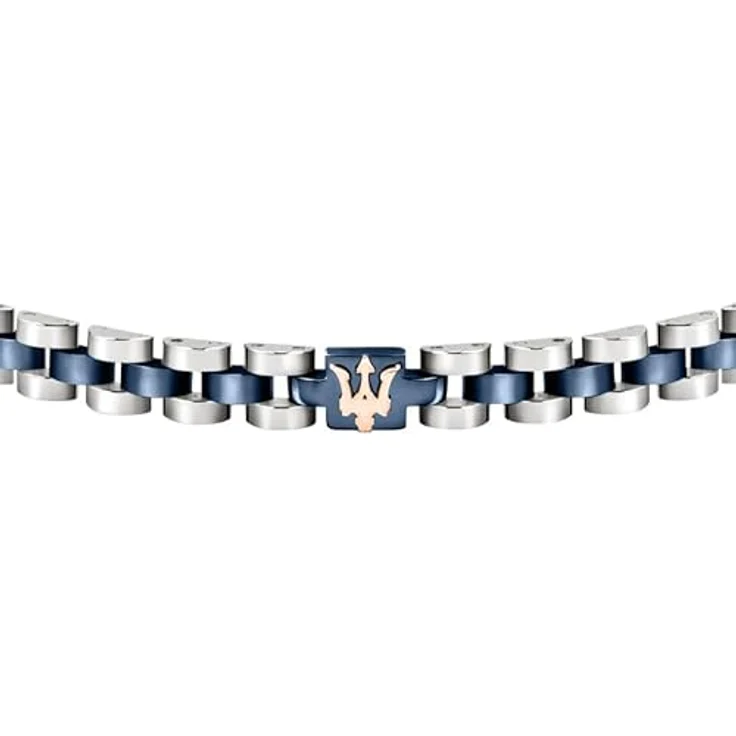 Maserati Jewels Herrenarmband JM320AST10, 21 cm aus Edelstahl mit PVD-Beschichtung und Maserati-Tridente – Bild 2