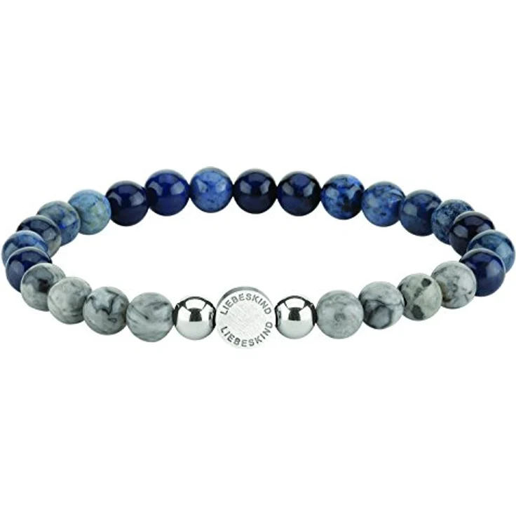 Liebeskind Armband LJ-0091-B-17, Edelstahlarmband mit Stein, Länge 17 cm, Breite 6,5 cm, Stärke 6 mm – Bild 1