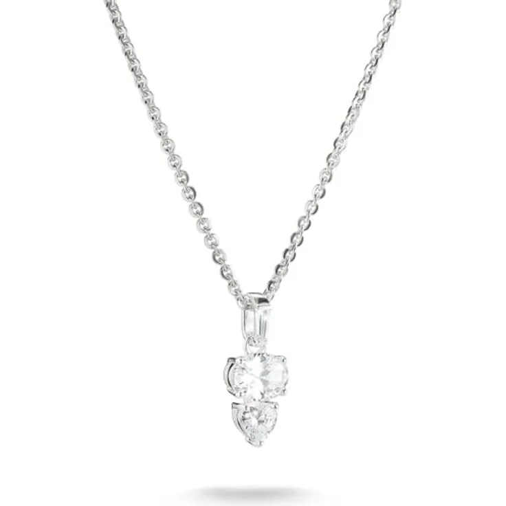 THOMAS SABO Damen-Halskette aus 925er Silber mit weißen Zirkonia, Karabinerverschluss, One Size – Bild 1