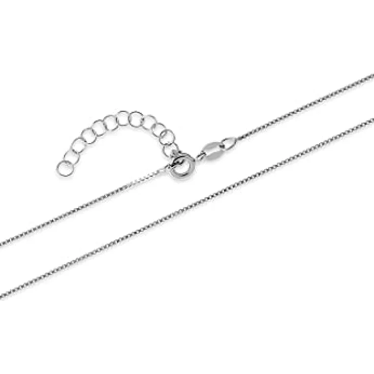 FAVS Damen-Halskette 925er Silber mit Zirkonia, 42 cm Länge, in Geschenkbox, One Size – Bild 2