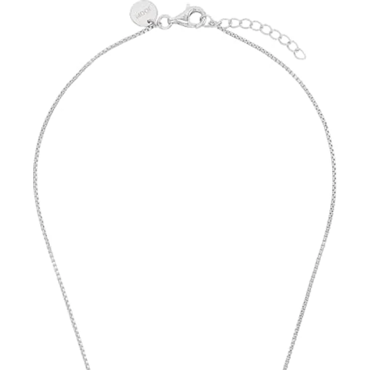 JOOP! 925 Sterling Silber Damen-Halskette mit Zirkonia und Süßwasserzuchtperle, 42+3 cm, Geschenkbox – Bild 4