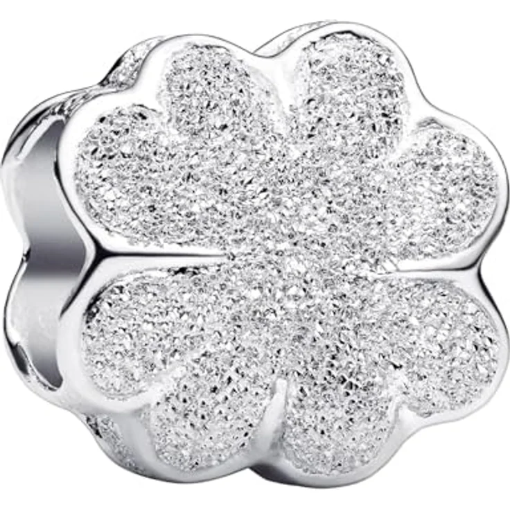 PANDORA 794047C00 Mini Charm Kleeblatt, Silber matt, Bead Schmuck – Bild 1