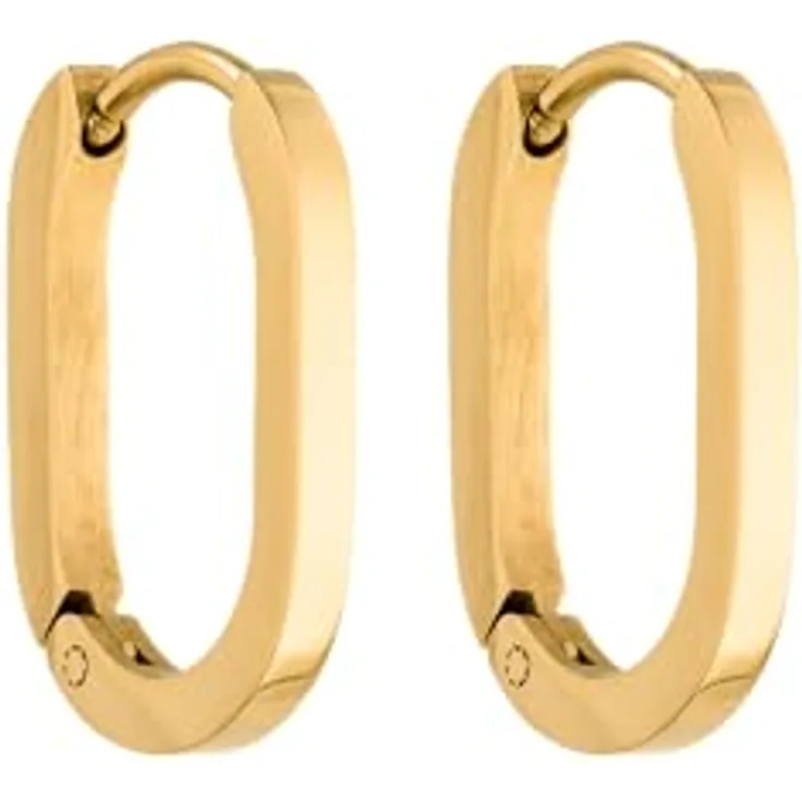 Purelei® Elegante Charm Ohrringe, 18K vergoldet, Edelstahl, vielseitig kombinierbar für jeden Anlass, gold