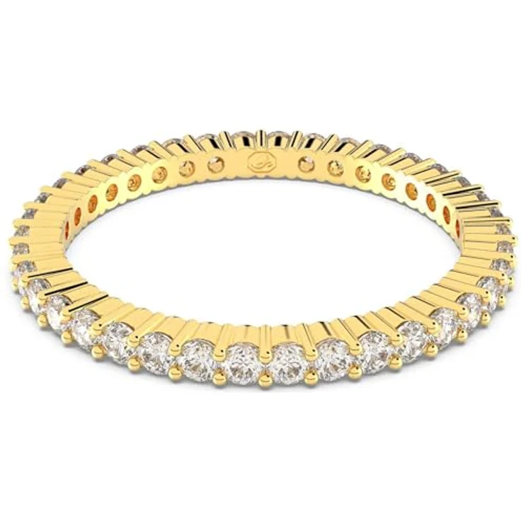 Swarovski Damenring 32023783, silberfarben, Metall mit Kristallverzierung, Größe 50
