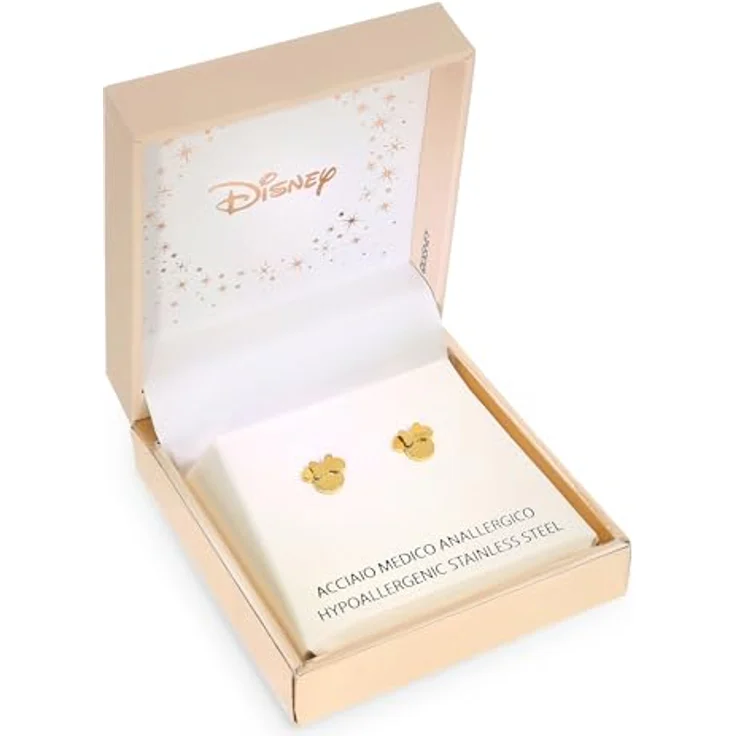 Disney Ohrstecker E600180YL-B-CS, Klassische Ohrringe mit elegantem Design, gelb – Bild 3