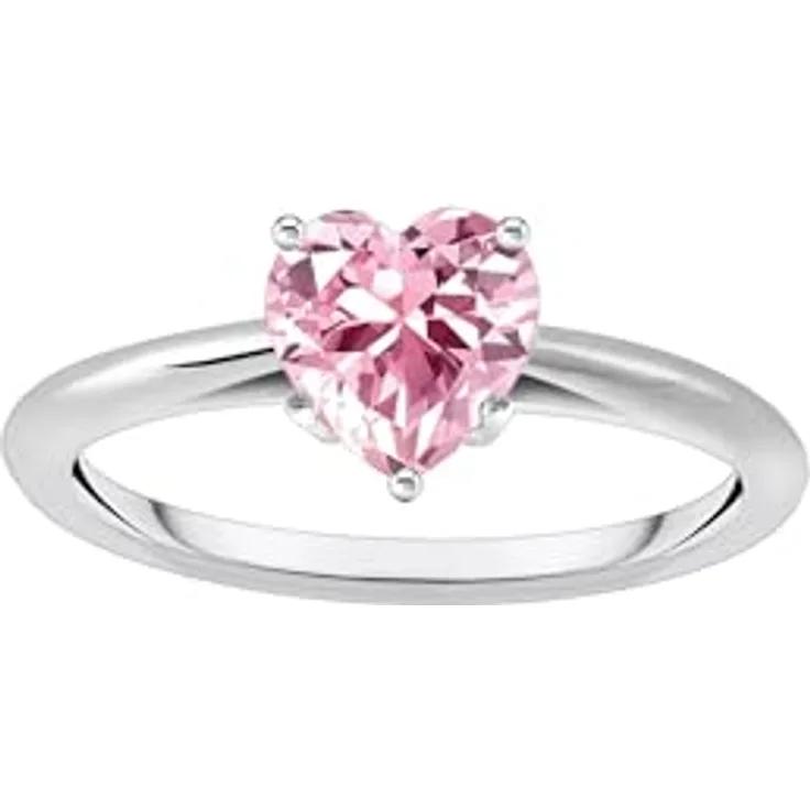 Thomas Sabo Damen-Ring TR2476-051-9, 925 Sterling Silber, Zirkonia, solitär, silberfarben