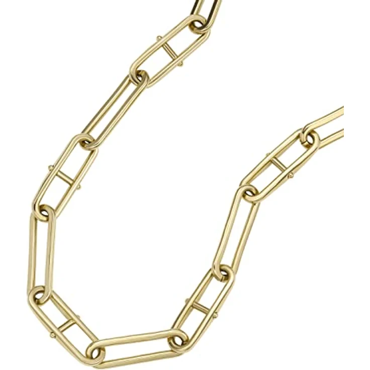 Fossil Halskette Heritage, Gold-Edelstahl, Länge 23 mm, Hummerverschluss, JF04102710 – Bild 4