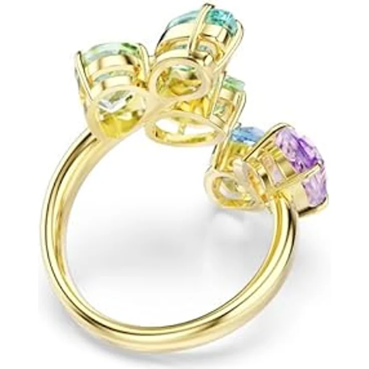 Swarovski Gema Motivring, Cluster-Effekt mit verschiedenen Schliffen in Goldlegierungsschicht – Bild 5