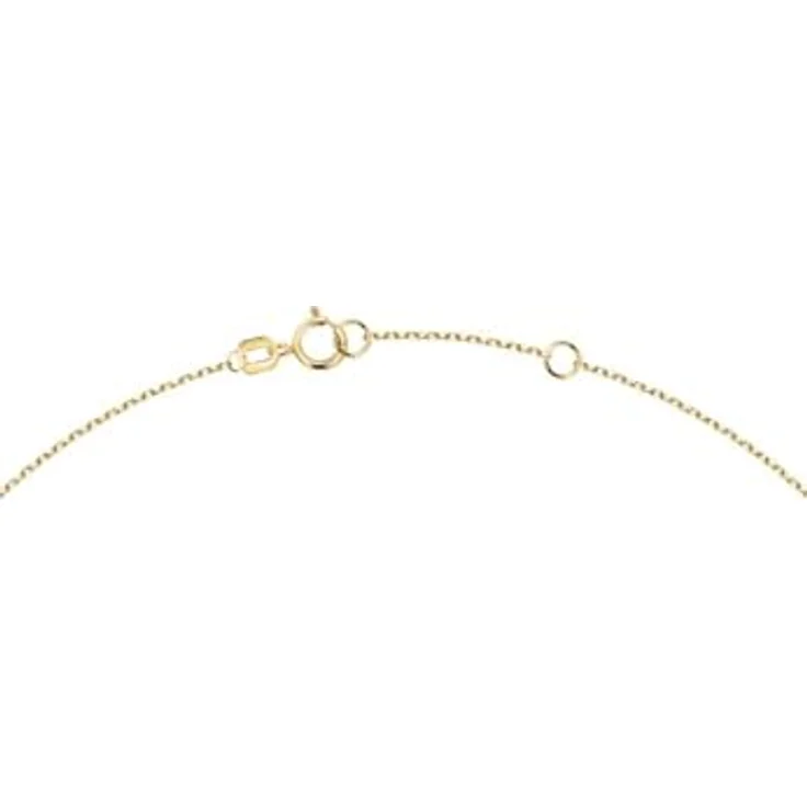 FAVS Damen-Halskette 375er Gelbgold und Weißgold mit 15 Zirkonia, One Size, 89149037 – Bild 3