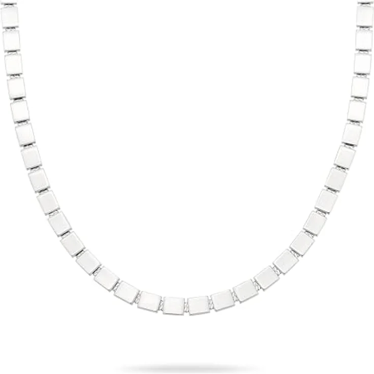 Liebeskind Berlin Halskette LJ-1686-N-45, Damen Edelstahl, poliert, 45 cm, Silber, Slider-Verschluss – Bild 1