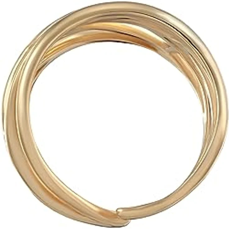 Elli Damen Ring Wickel Blatt Ornament, 925 Sterling Silber, handgefertigt, anlaufgeschützt – Bild 3