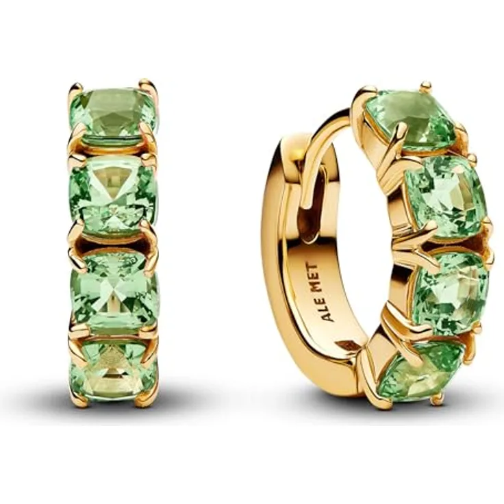 Pandora Creolen Timeless 263851C01, klassische Creolen mit zeitlosem Design