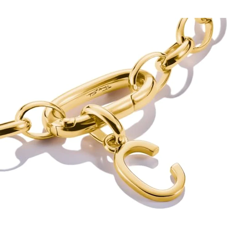 Thomas Sabo Charm Club Connect Charm-Anhänger Buchstabe C, 18k Vergoldung aus recyceltem 925 Silber, CC1209-413-39 – Bild 2