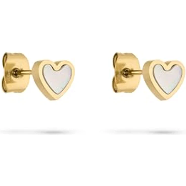 s.Oliver Ohrring - Elegante Ohrstecker aus poliertem Edelstahl, gold - 6 mm, wasserfest & hautfreundlich – Bild 1