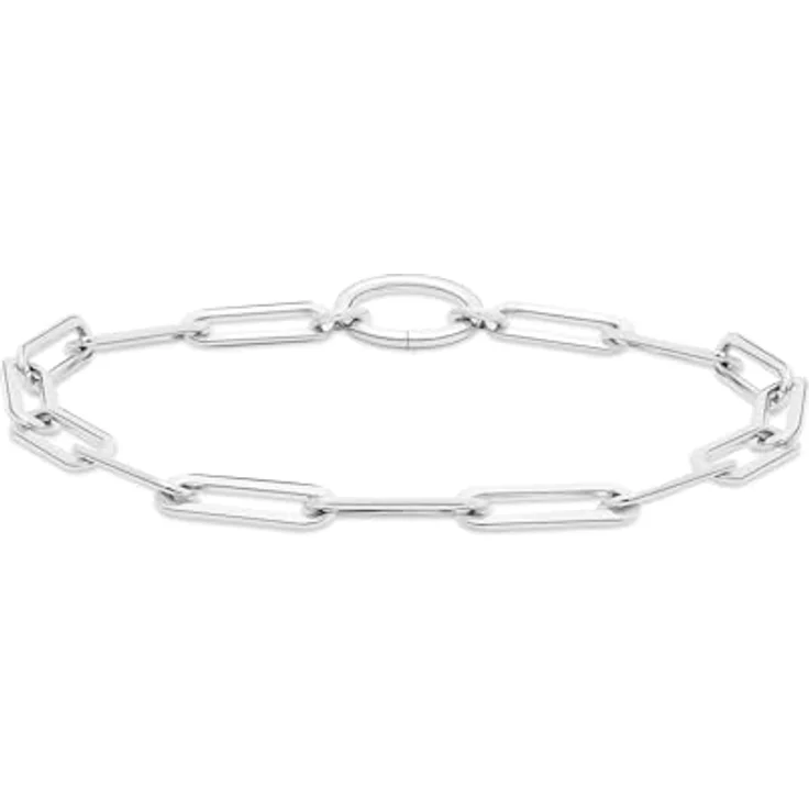 Tamaris Damen Armband TJ-0680-B-21, Edelstahl IP Silber poliert, 18 cm mit Schanierverschluss – Bild 1