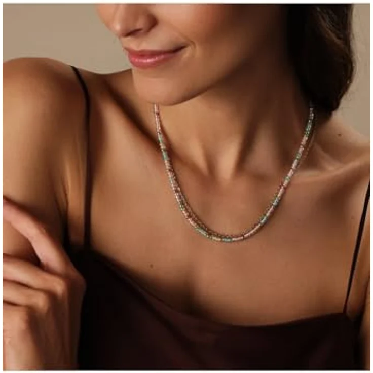 Guido Maria Kretschmer Damen-Kette Edelstahl und Kunststoff, zeitloses Design, One Size, Schwarz – Bild 2