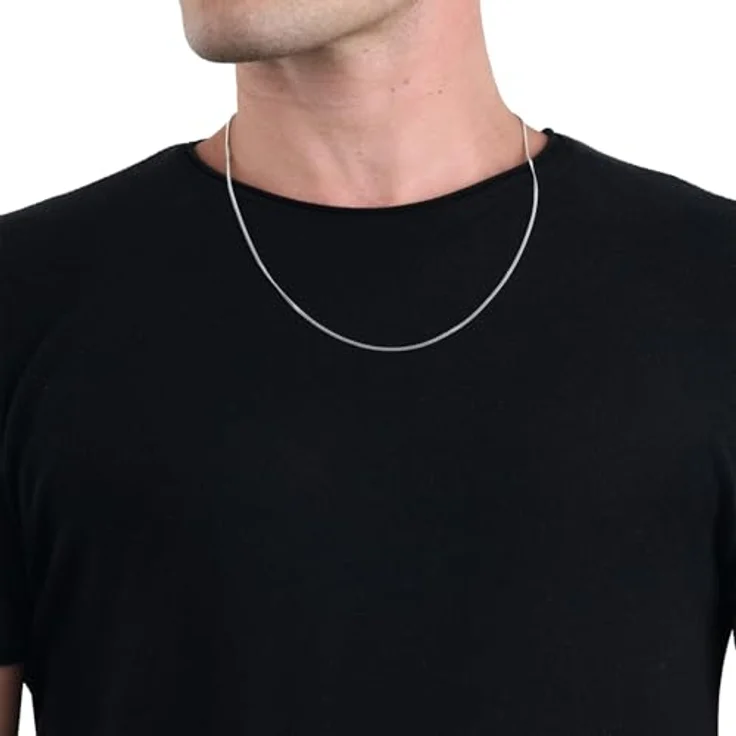 Amor Collier 925 Sterling Silber Unisex Halsschmuck, 60 cm Panzergliederung, in Geschenkbox, 2017772 – Bild 5