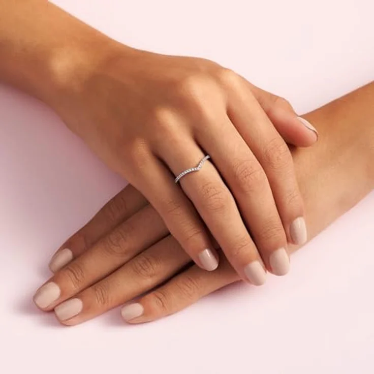 Pandora 196316CZ Damen-Ring Funkelnder Wunsch, 925/- Sterling Silber mit Zirkonias, Größe 54/17,2 – Bild 7