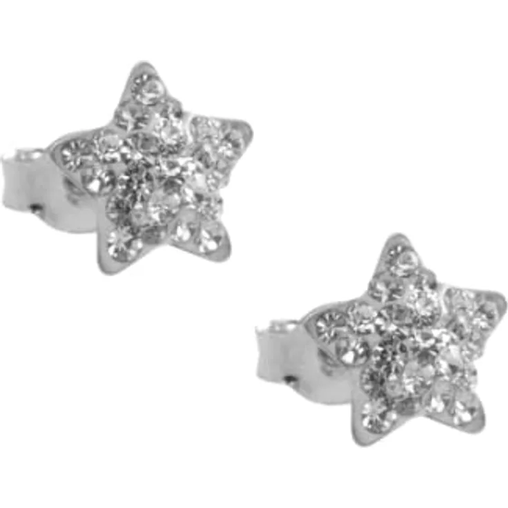 FAVS Damen-Ohrstecker 925er Silber mit 44 Zirkonia, One Size, funkelndes Design