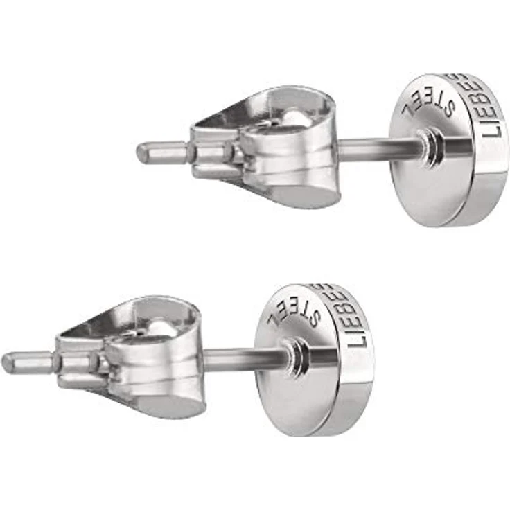 Liebeskind Ohrstecker LJ-0483-E-05, Edelstahl mit Steckverschluss, 0,5 cm, silber – Bild 2