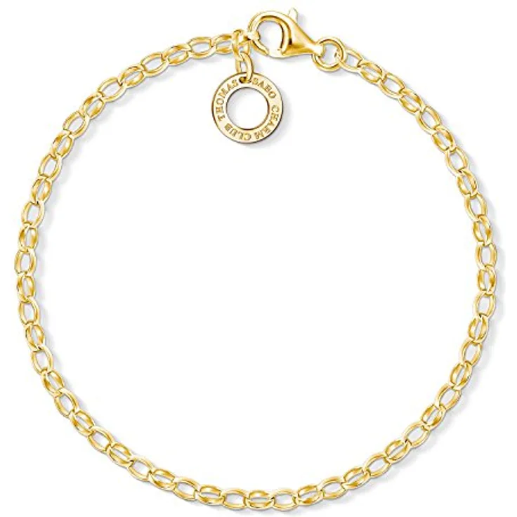 Thomas Sabo Damen Charm-Armband X0243-413-39 aus 925er Sterlingsilber, individuell kombinierbar