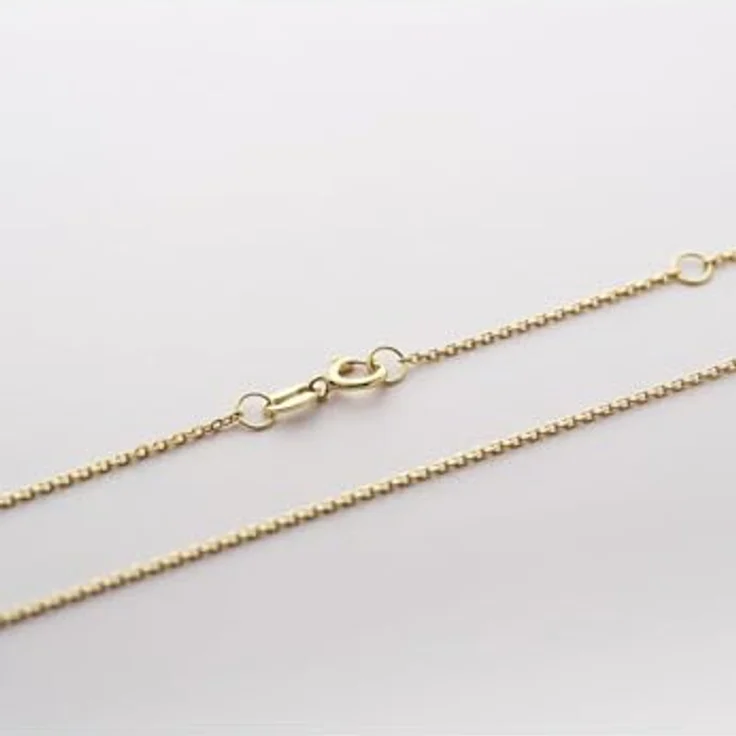 CHRIST Damen-Halskette 585er Gelbgold mit grünem Peridot im Smaragdschliff, One Size, 32031847 – Bild 3