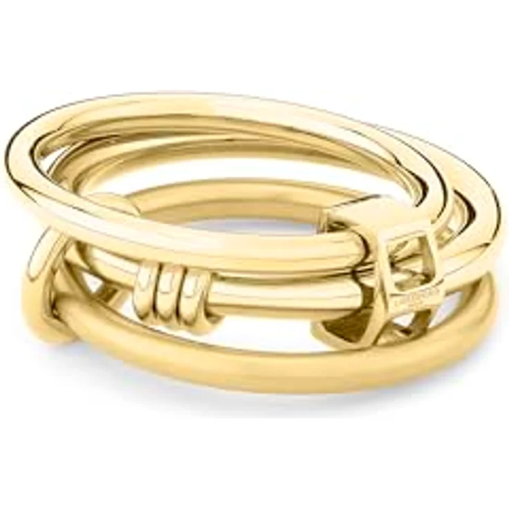 LIEBESKIND Ring LJ-1427-R-54, Edelstahl IP Gold poliert, Größe 54 – Bild 1