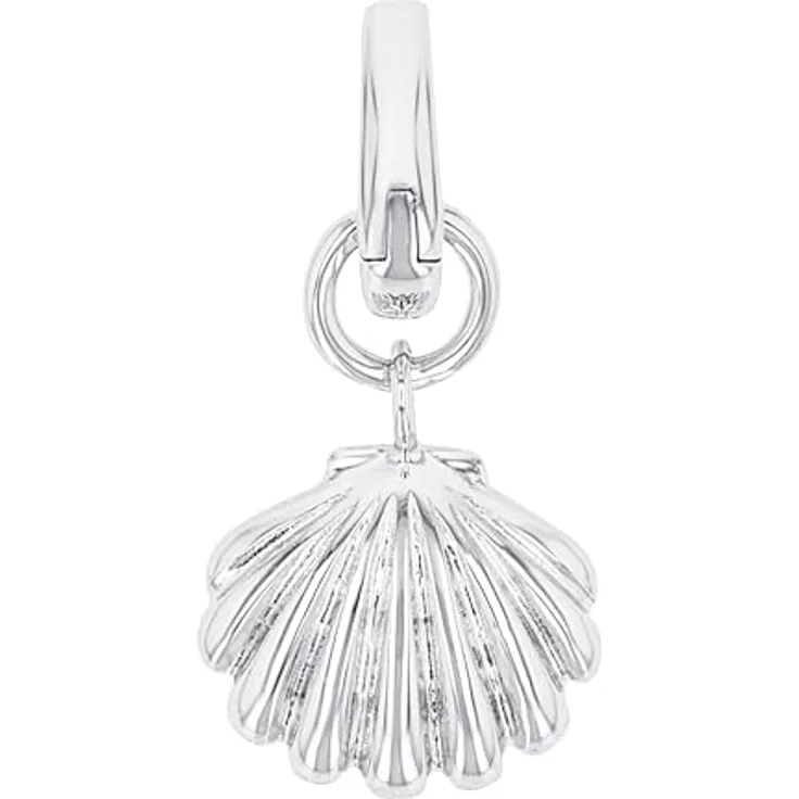 Amor Charm Muschel, 925 Sterling Silber Damen Charms, 1,9 cm, in Schmuck Geschenk Box, 2038507