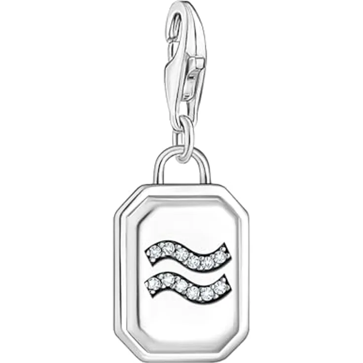 Thomas Sabo Charm 2143-643-21, Charm-Anhänger aus Silber mit detailreicher Gestaltung