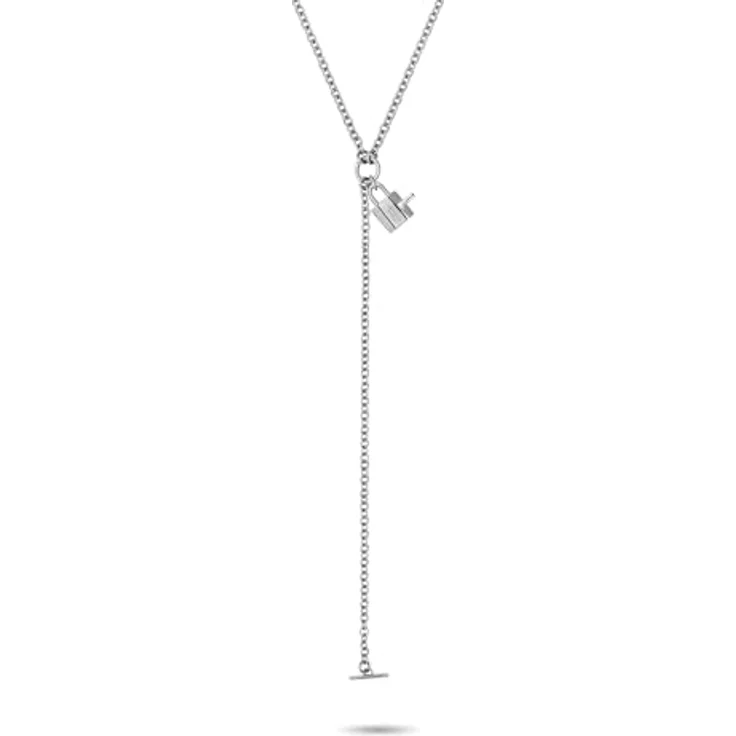 Liebeskind Berlin Halskette LJ-1632-N-55, Edelstahl in Silber, 55 cm mit Karabinerverschluss – Bild 1