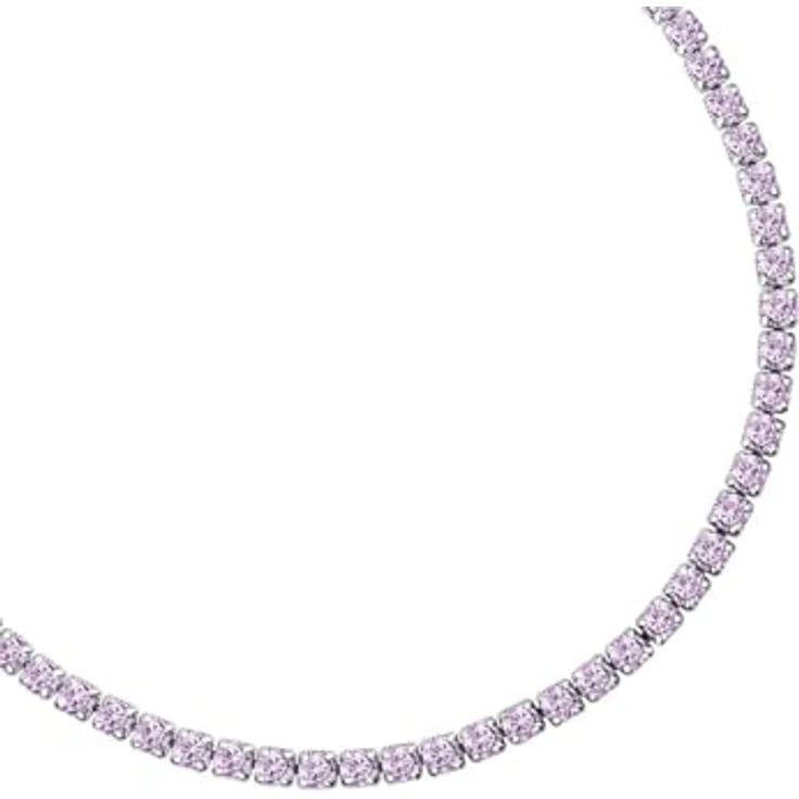 CHRIST Damen-Armband 925er Silber, recycelter Zirkonia, One Size, Lila – Bild 2