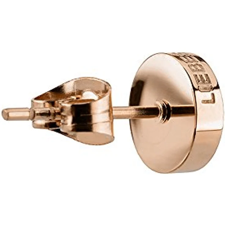 Liebeskind Berlin Damen-Ohrstecker, rosévergoldeter Edelstahl mit keeploving Gravur, 7 mm Steckverschluss – Bild 2