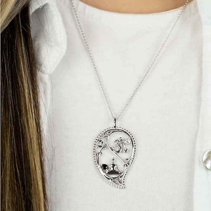 Engelsrufer Anhänger Yin Yang Drop, 925er Sterlingsilber mit Zirkonia, anlaufgeschützt, Größe: 22 x 33 mm, nickelfrei – Bild 2