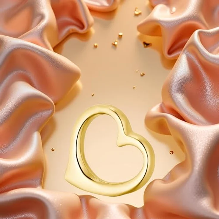 Amor Motivanhänger Damen, 0,7 cm, Herz aus 585 Gold, in Geschenkbox, 2015242 – Bild 3