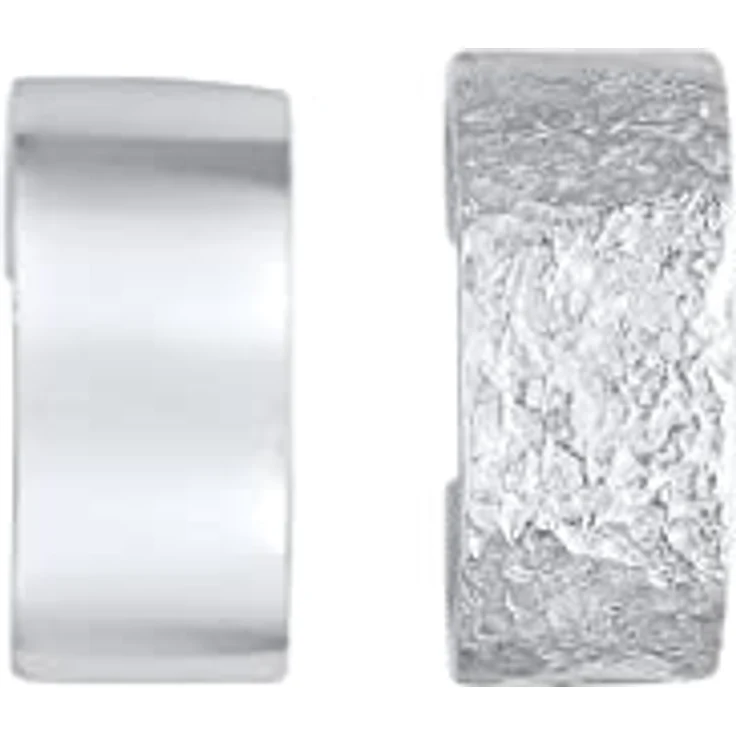 Elli Earcuff Set Breit Basic Gehämmert, Damen Ohrringe aus 925 Sterling Silber, anlaufgeschützt, handgefertigt – Bild 2