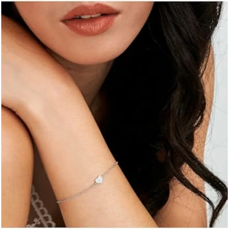 FAVS Damen-Armband 925er Silber mit 14 Zirkonia, One Size, 89146721 – Bild 4