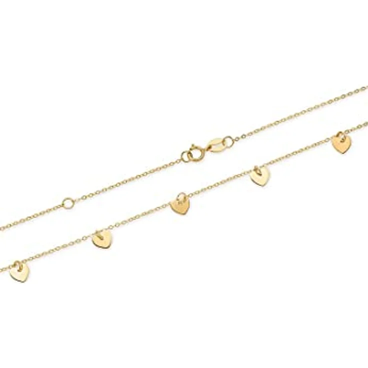 CHRIST Damen-Halskette 375er Gelbgold, 45 cm mit Verlängerung, schlichtes Collier in edlem Design – Bild 3