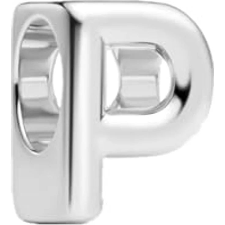 Anduonie Charms Buchstabe Charm Anhänger Silber 925, Roter Beads Charm, kompatibel mit europäischen Armbändern und Halsketten für Frauen – Bild 1