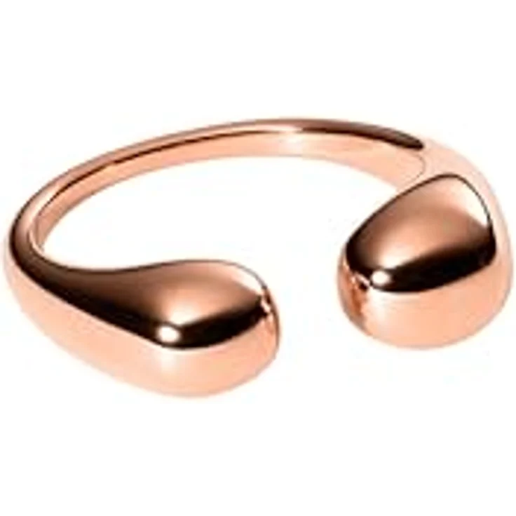 Purelei Embrace Ring (Roségold), Wasserfester Damenring aus langlebigem Edelstahl, Verstellbar von Größe S bis M, Eleganter Modeschmuck für individuellen Stil – Bild 1
