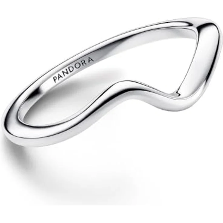 PANDORA Wave Damenring, Sterling Silber, Größe 60 – Bild 2
